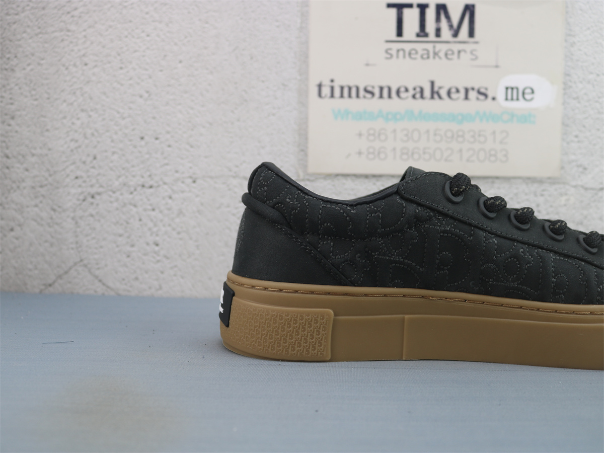 Stone Island X DIOR B33 Skateboard Shoes Men Low-Top Black